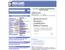Tablet Screenshot of hebdo-landes.com